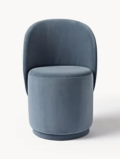 Silla Tapizada En Terciopelo Zeyno