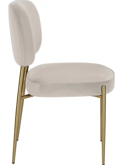 Silla Tapizada En Terciopelo Viggo