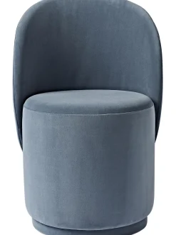 Silla Tapizada En Terciopelo Zeyno