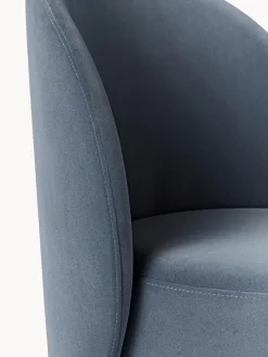 Silla Tapizada En Terciopelo Zeyno