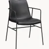 Sillas Con Reposabrazos De Cuero Sintetico Huntingbay, 2 Uds.