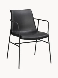 Sillas Con Reposabrazos De Cuero Sintetico Huntingbay, 2 Uds.