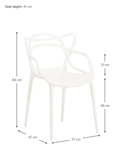Sillas Con Reposabrazos De Diseno Masters, 2 Uds.