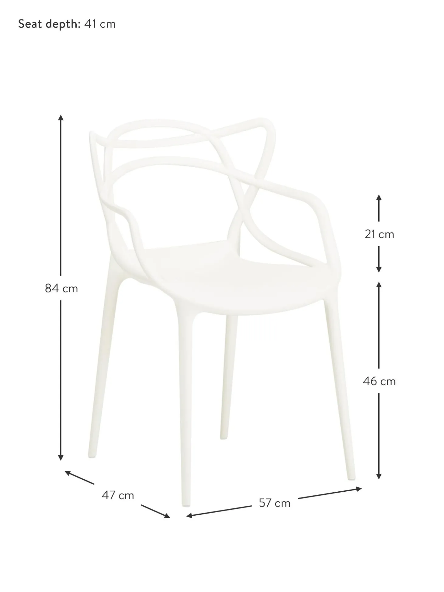 Sillas Con Reposabrazos De Diseno Masters, 2 Uds.
