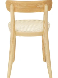 Sillas De Madera Con Tejido Vienes Richie, 2 Uds.