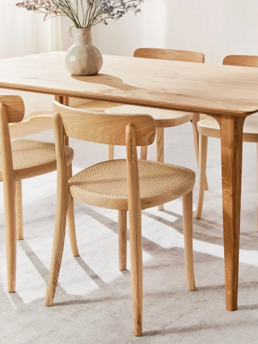 Sillas De Madera Con Tejido Vienes Richie, 2 Uds.