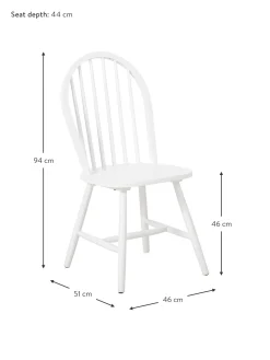 Sillas De Madera Windsor Megan, 2 Uds.