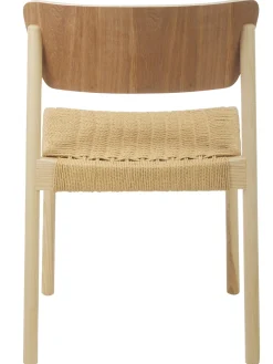 Sillas De Madera Y Ratan Danny, 2 Uds.