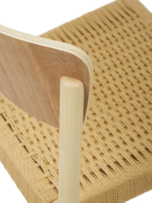 Sillas De Madera Y Ratan Danny, 2 Uds.