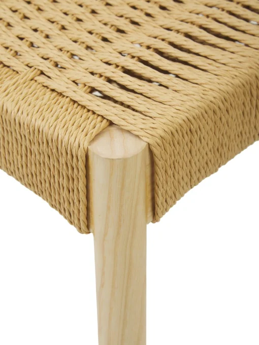Sillas De Madera Y Ratan Danny, 2 Uds.