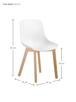 Sillas De Plastico Dave, 2 Uds.