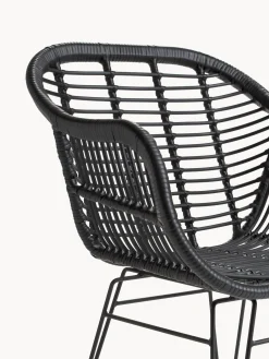 Sillas De Ratan Con Reposabrazos Costa, 2 Uds.