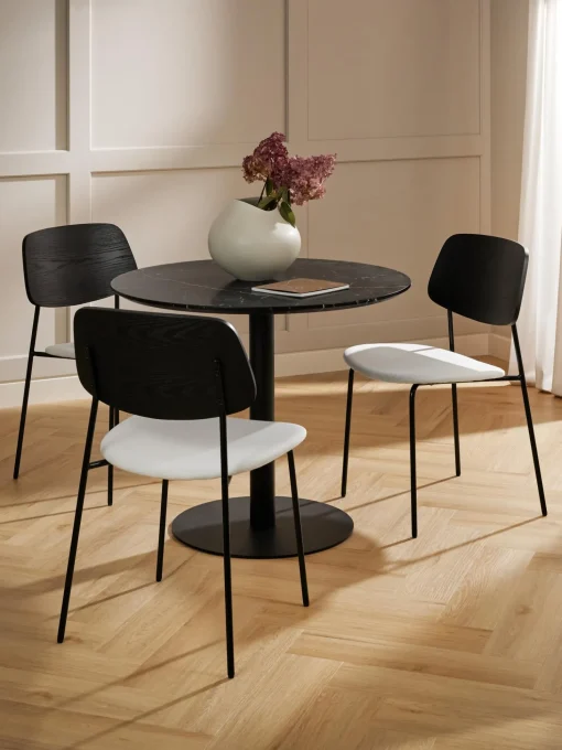 Sillas Tapizadas Con Asiento Tapizado Nadja, 2 Uds.