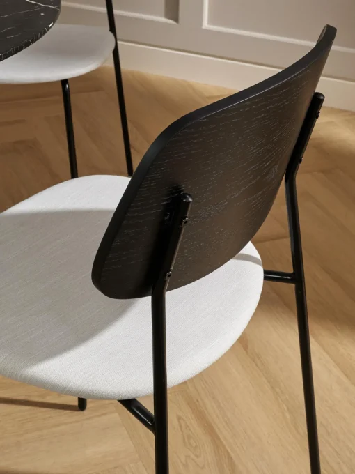 Sillas Tapizadas Con Asiento Tapizado Nadja, 2 Uds.