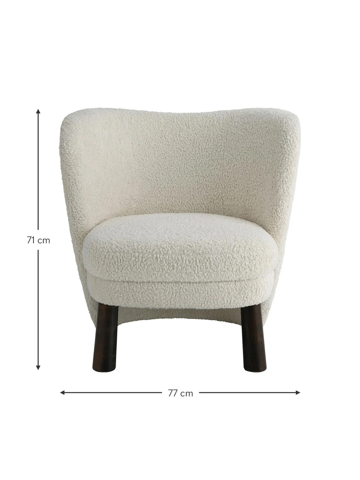 Sillon Coctel De Borreguillo Tress