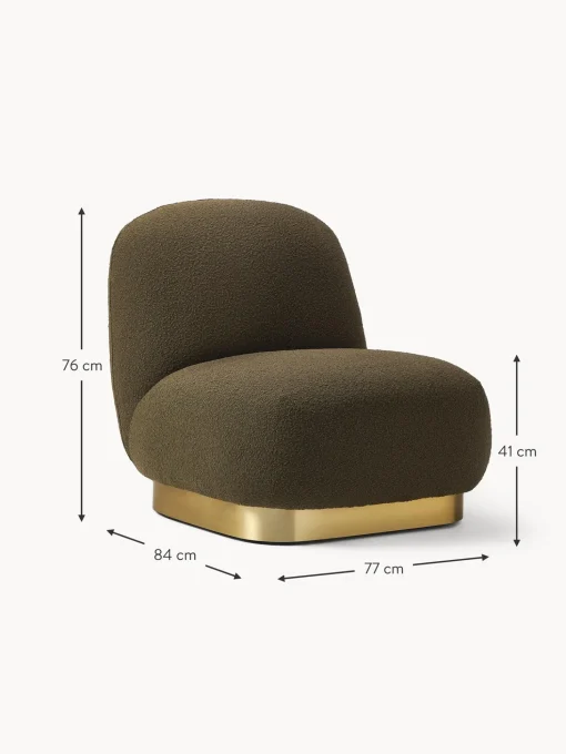 Sillon Coctel En Tejido Bloucle Elsie