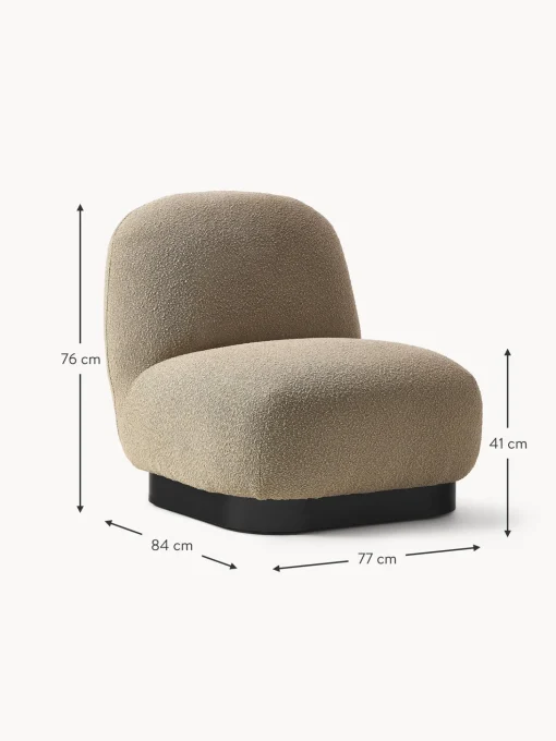 Sillon Coctel En Tejido Bloucle Elsie