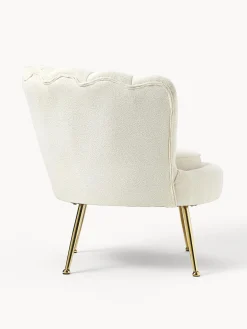 Sillon Coctel En Tejido Boucle Oyster