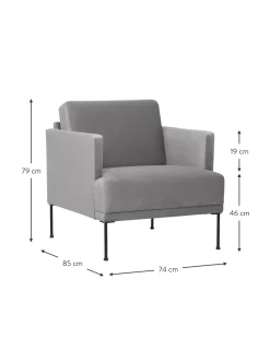 Sillon De Terciopelo Fluente