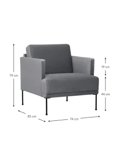 Sillon De Terciopelo Fluente