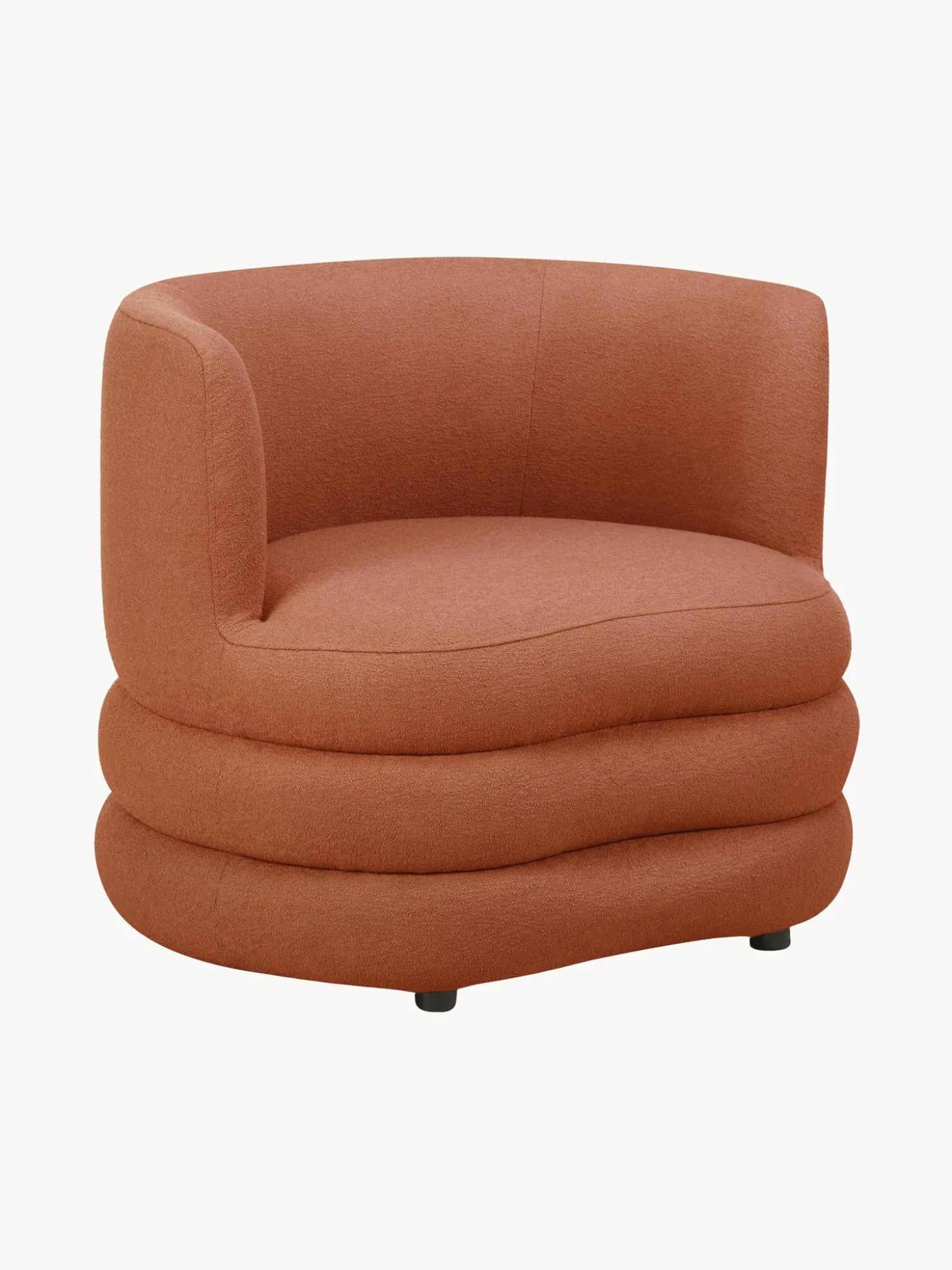 Sillon En Tejido Boucle De Diseno Solomon