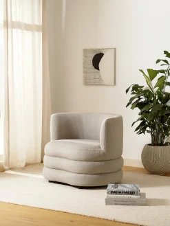 Sillon En Tejido Boucle De Diseno Solomon