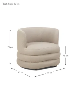 Sillon En Tejido Boucle De Diseno Solomon