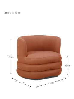 Sillon En Tejido Boucle De Diseno Solomon