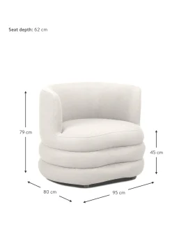 Sillon En Tejido Boucle De Diseno Solomon