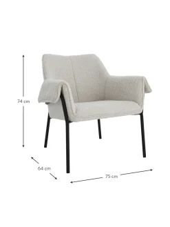 Sillon En Tejido Boucle Effekt