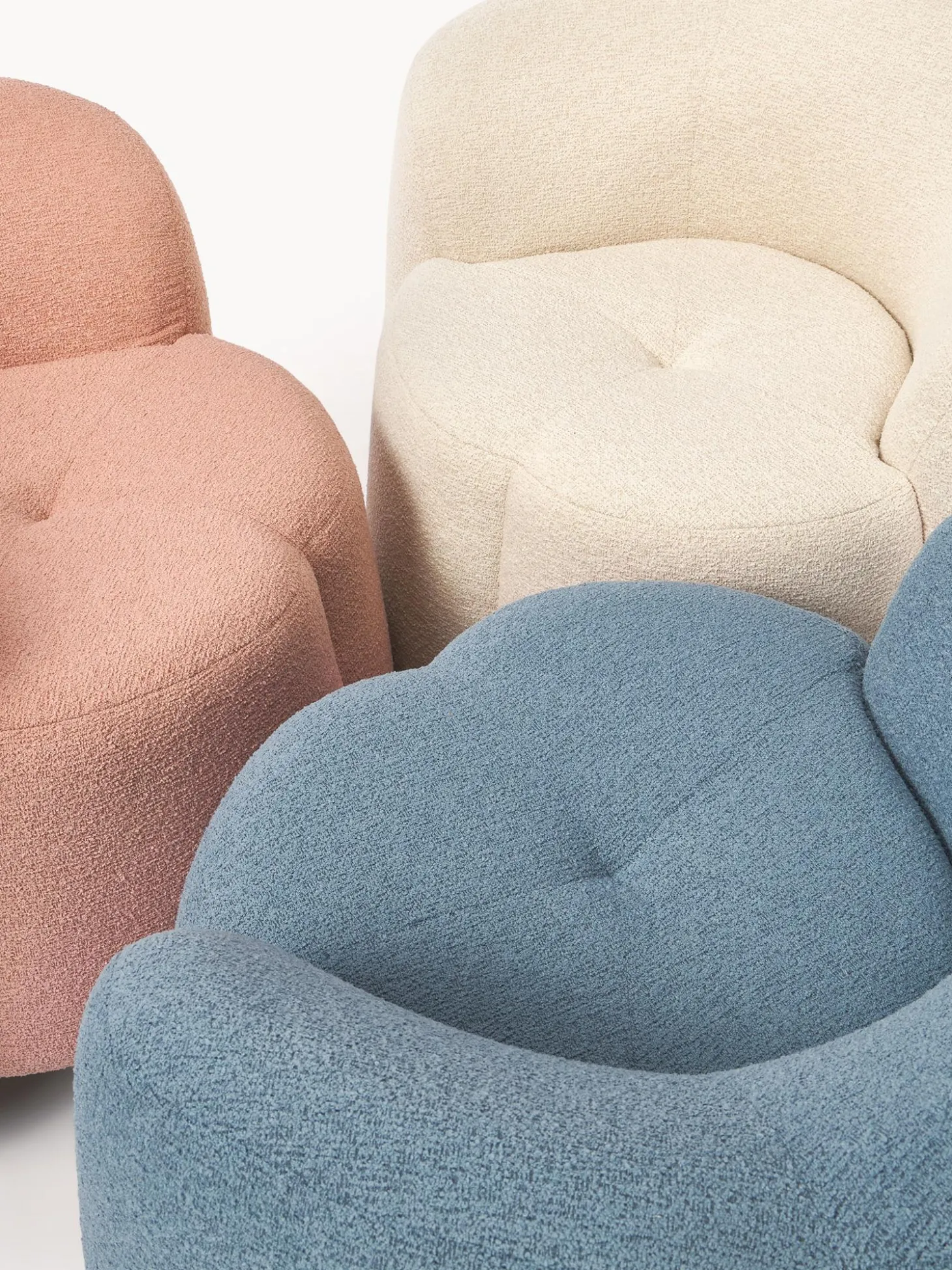 Sillon En Tejido Boucle Fleur