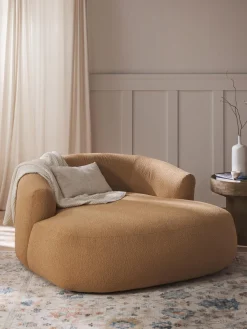 Sillon Lounge En Tejido Boucle Sofia