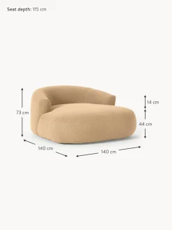 Sillon Lounge En Tejido Boucle Sofia