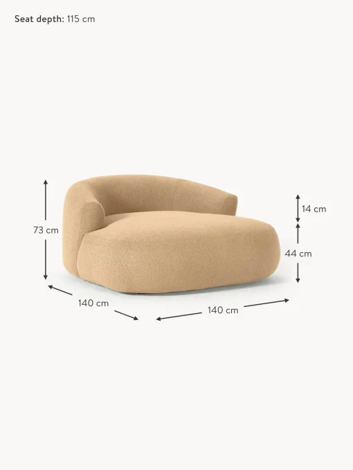 Sillon Lounge En Tejido Boucle Sofia