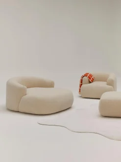 Sillon Lounge En Tejido Boucle Sofia
