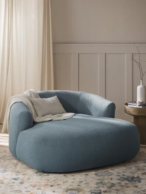 Sillon Lounge En Tejido Boucle Sofia