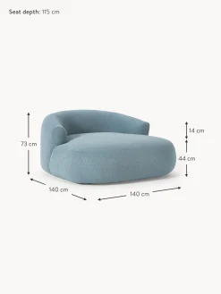 Sillon Lounge En Tejido Boucle Sofia