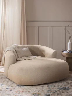 Sillon Lounge En Tejido Boucle Sofia