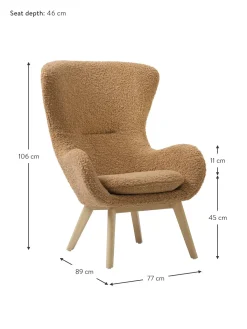 Sillon Orejero De Borreguillo Wing