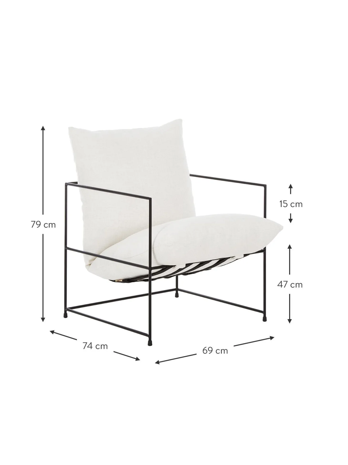 Sillon Tapizado Wayne