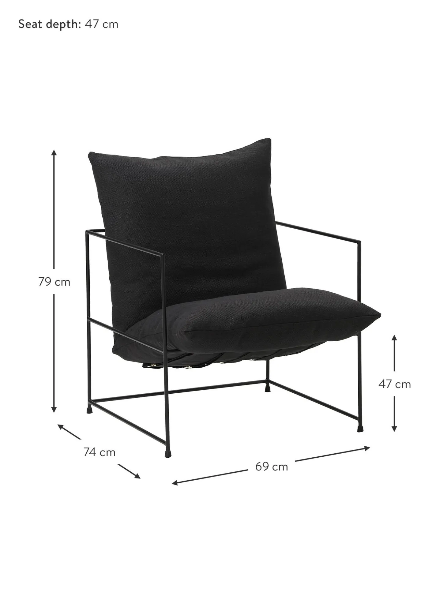 Sillon Tapizado Wayne
