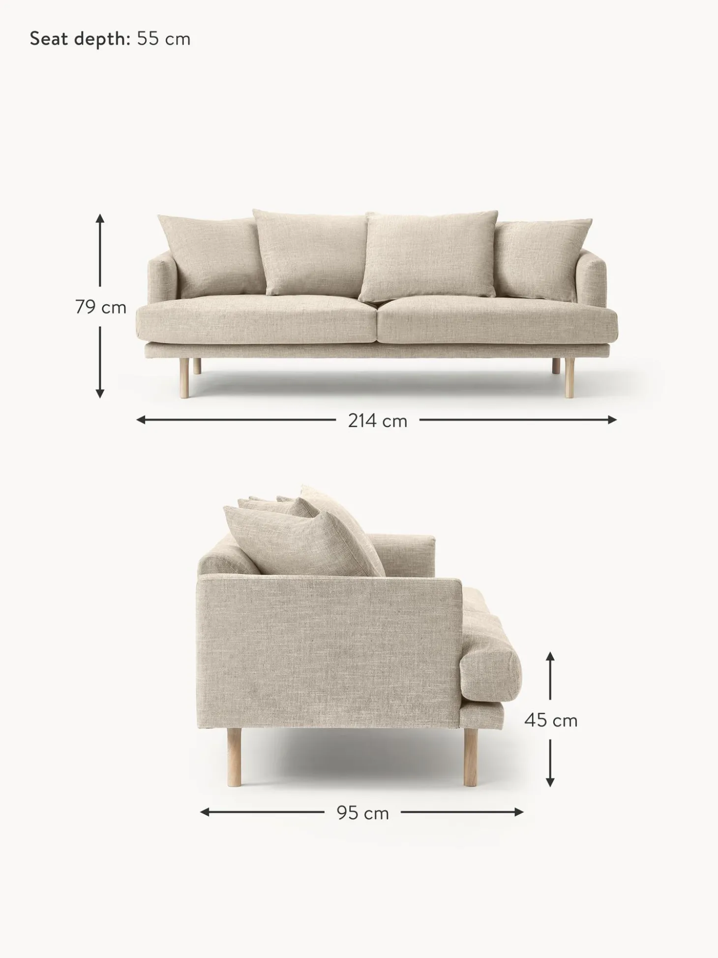 Sofa Adrian (3 Plazas)