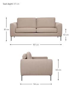 Sofa Cucita (2 Plazas)