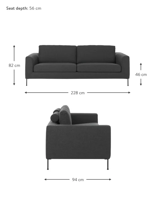 Sofa Cucita (3 Plazas)