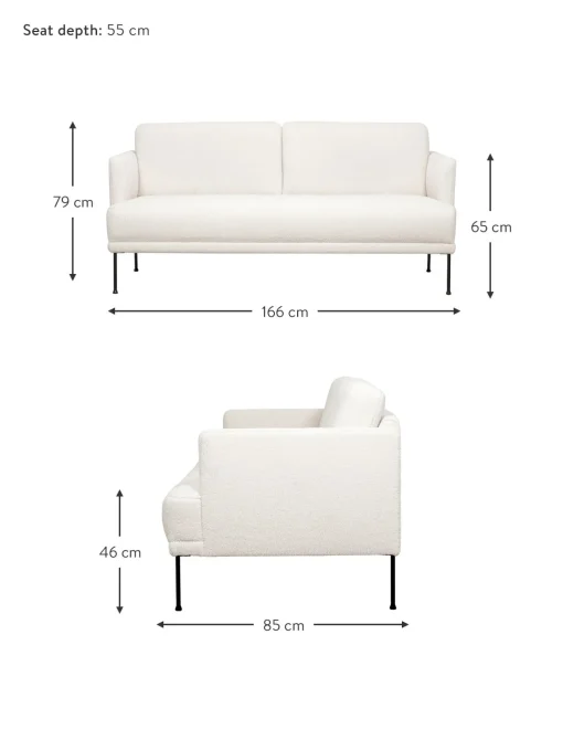 Sofa De Borreguillo Fluente (2 Plazas)