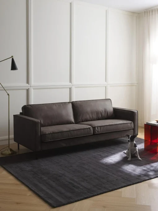 Sofa De Cuero Reciclado Hunter (3 Plazas)