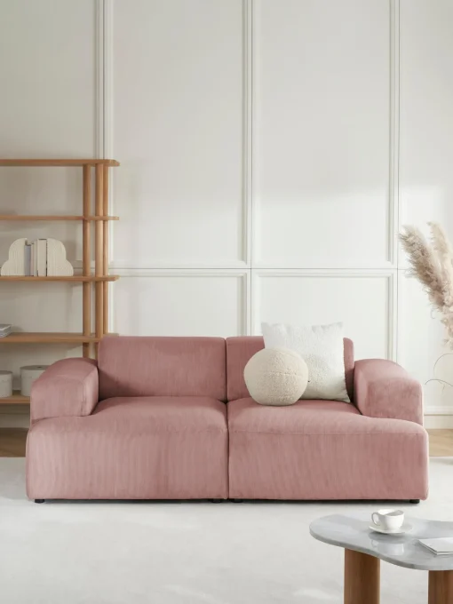 Sofa De Pana Melva (2 Plazas)