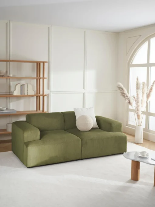 Sofa De Pana Melva (2 Plazas)