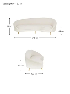 Sofa De Tejido Boucle Gatsby (3 Plazas)