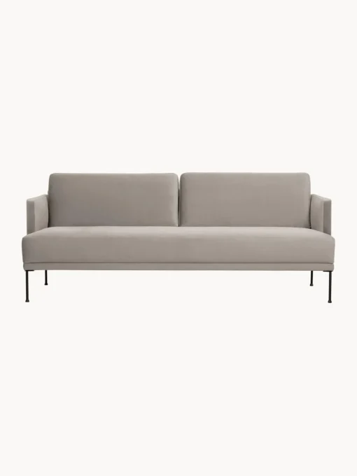 Sofa De Terciopelo Fluente (3 Plazas)
